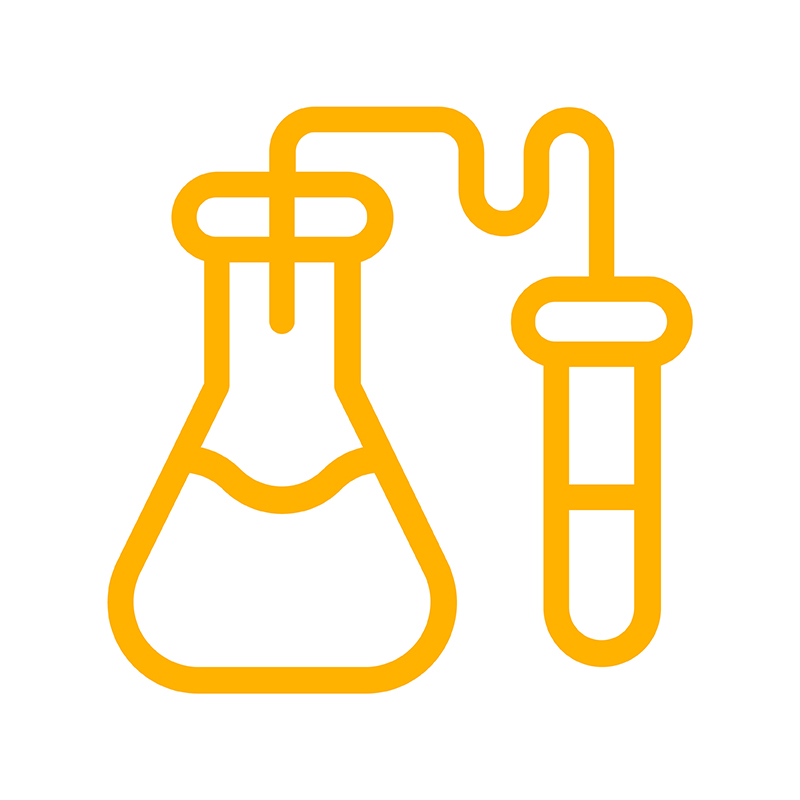 A beaker and a test tube